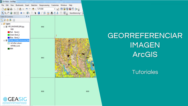 Georreferenciar Imagen Con Arcgis Tutoriales Arcgis