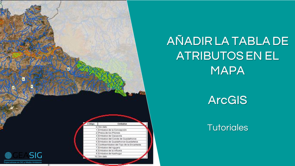 añadir tabla atributos mapa arcgis